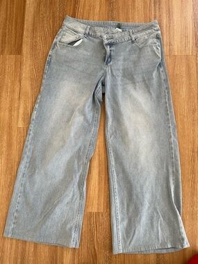 HALARA Light Blue Wide Leg Jeans